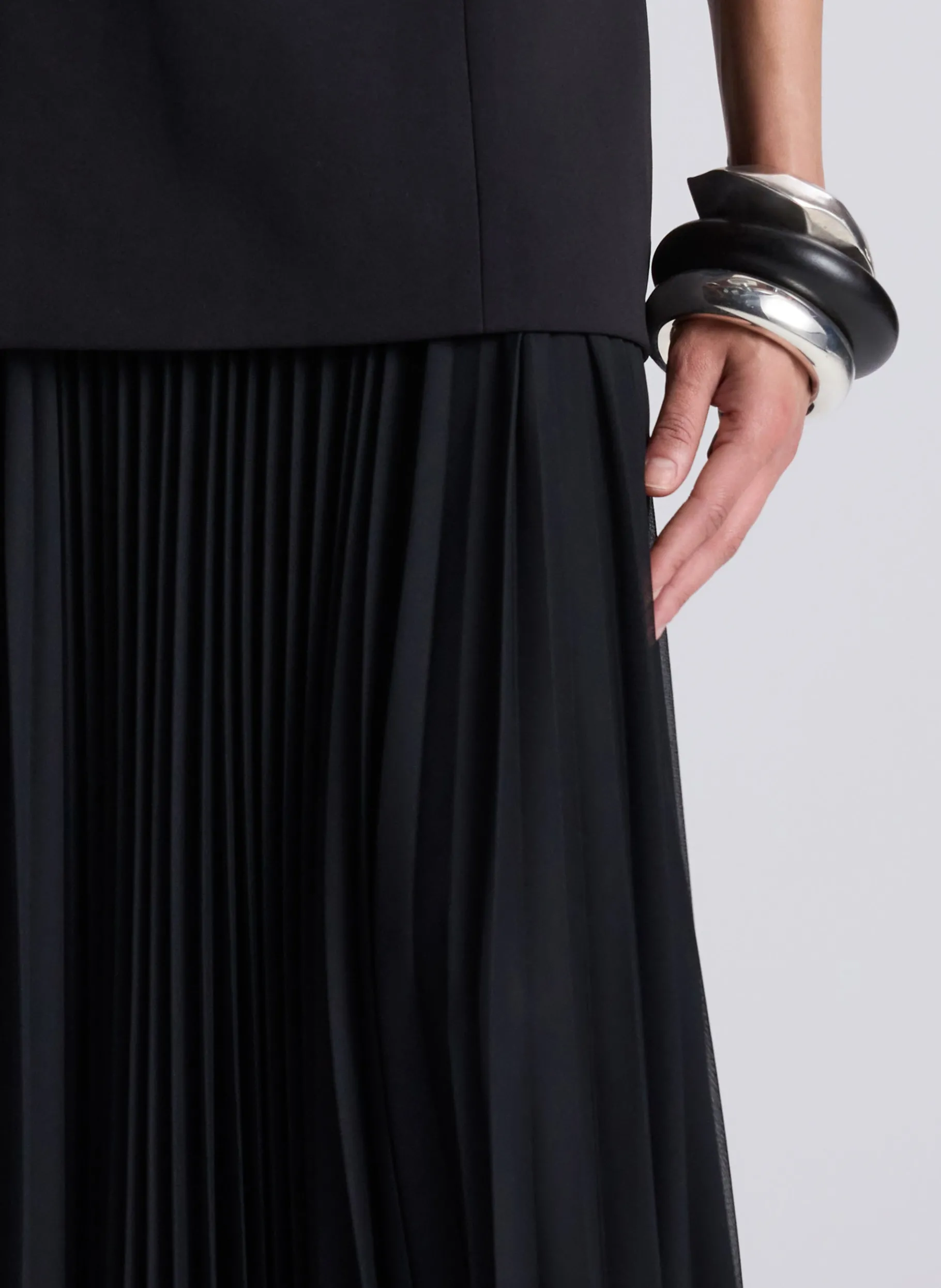 Women A.L.C. Dresses^Lana Pleated Maxi Dress