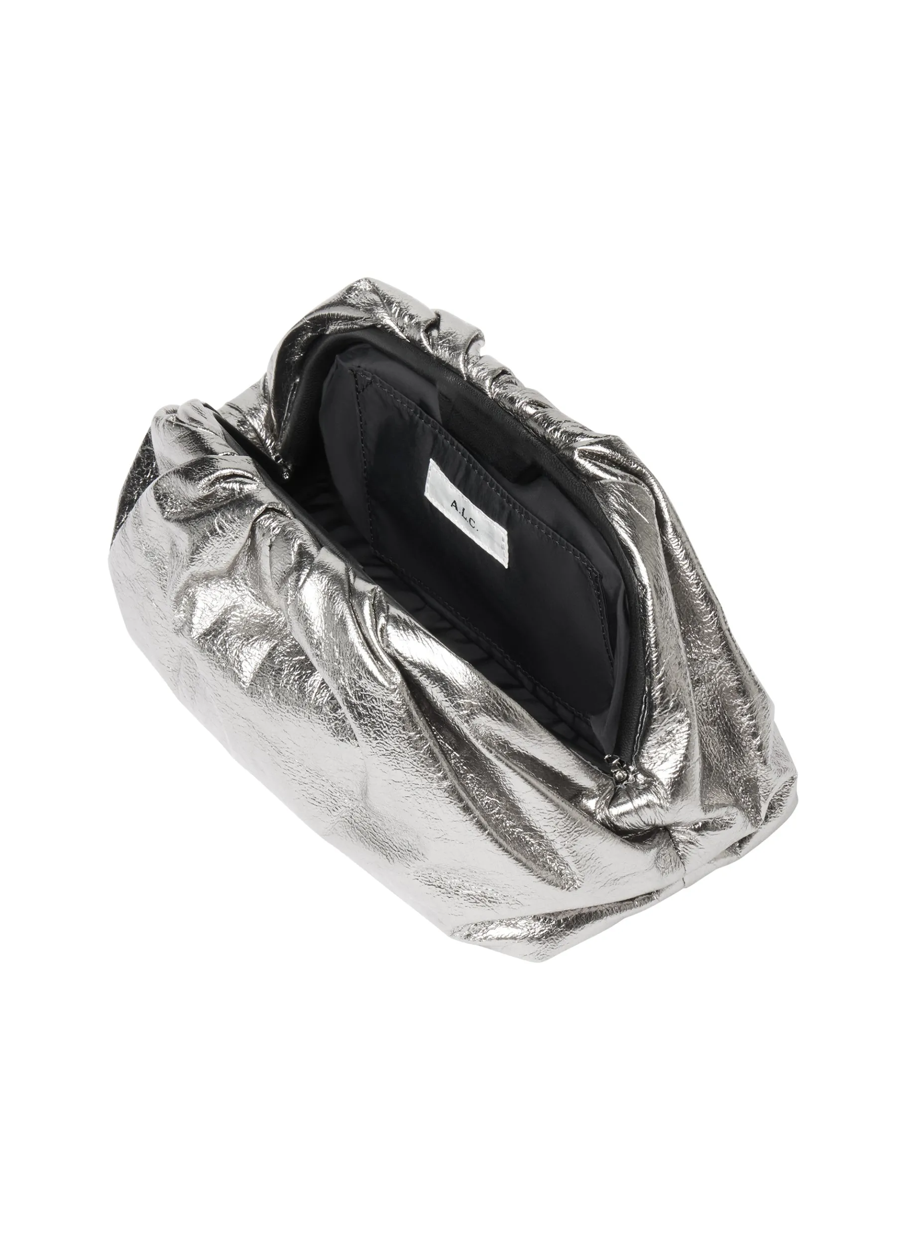 Women A.L.C. Accessories^Milo Metallic Vegan Leather Clutch