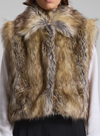 Women A.L.C. Jackets & Coats^Naya Faux Fur Vest