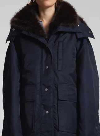 Women A.L.C. Jackets & Coats^Nolan Faux Fur Trim Coat