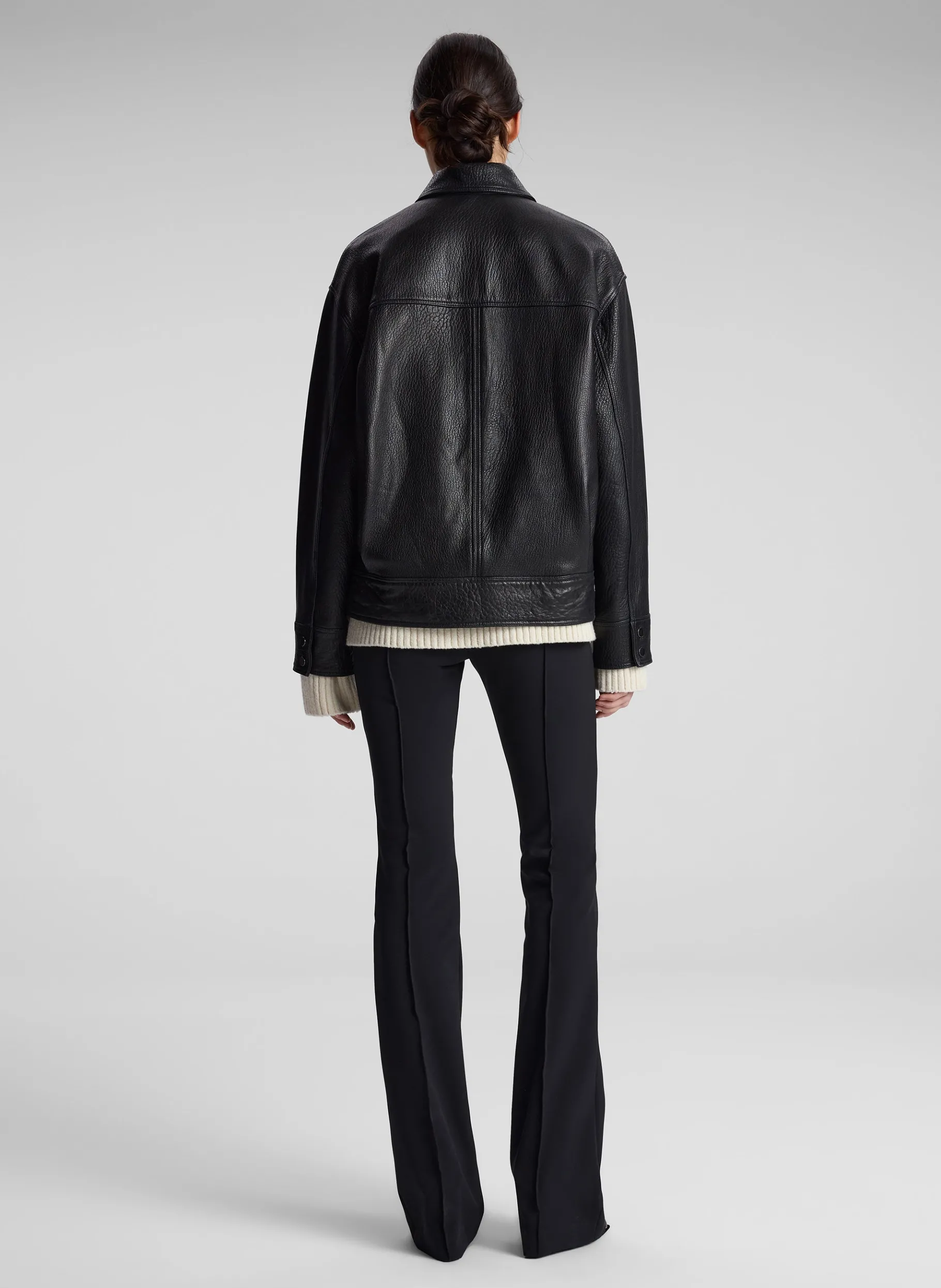 Women A.L.C. Jackets & Coats^Olive Leather Jacket
