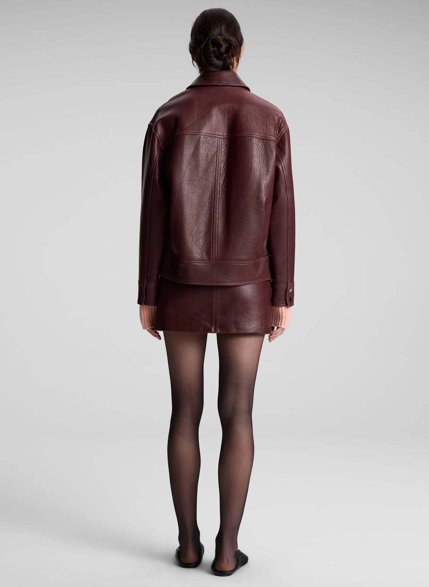 Women A.L.C. Jackets & Coats^Olive Leather Jacket