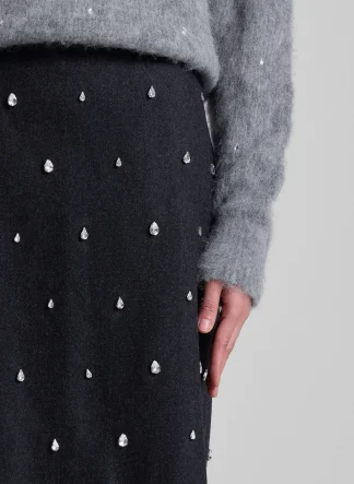 Women A.L.C. Bottoms | Skirts^Opal Embellished Wool Pencil Skirt
