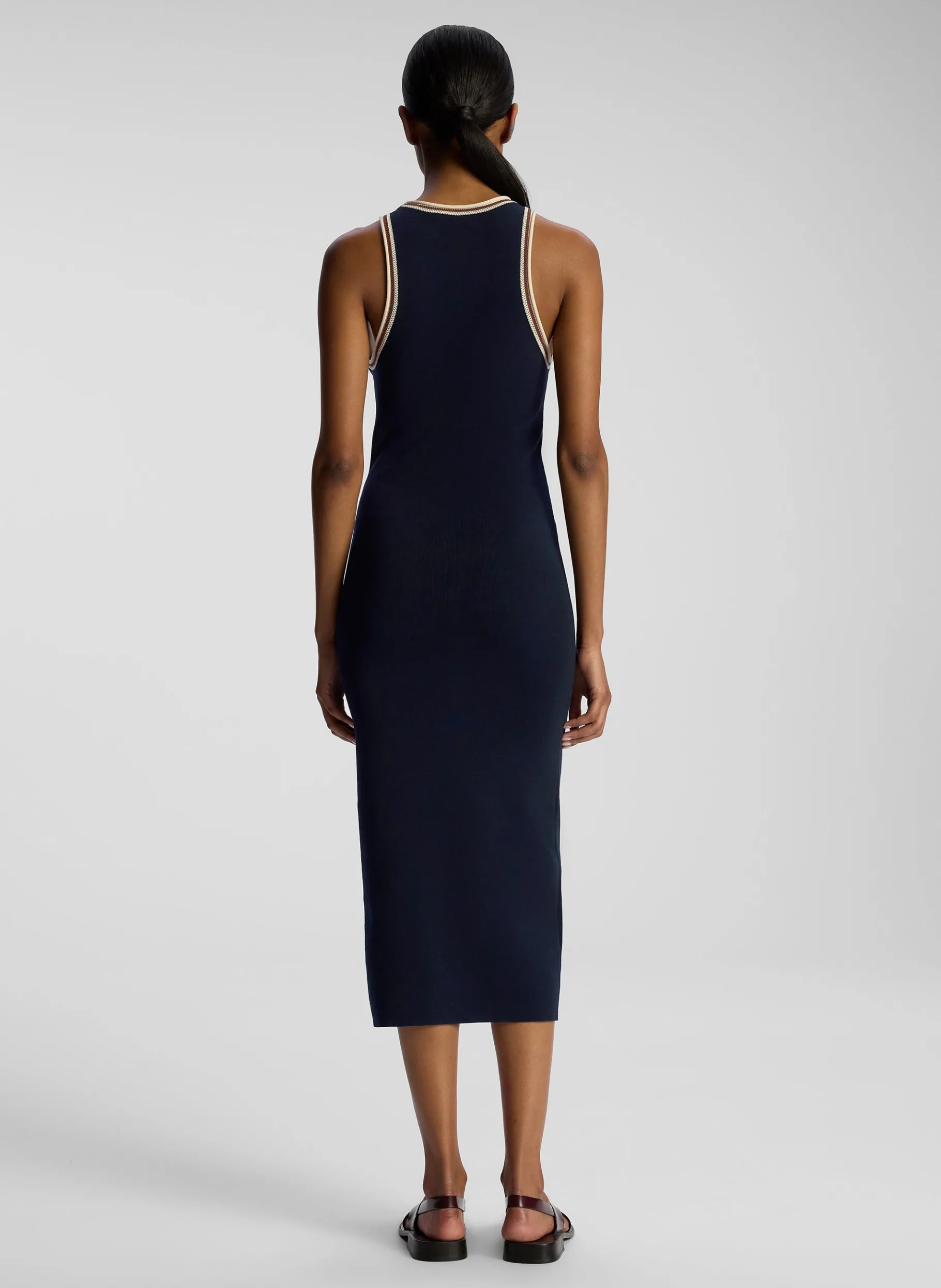 Women A.L.C. Dresses | Knitwear^Raye Contrast Trim Knit Midi Dress