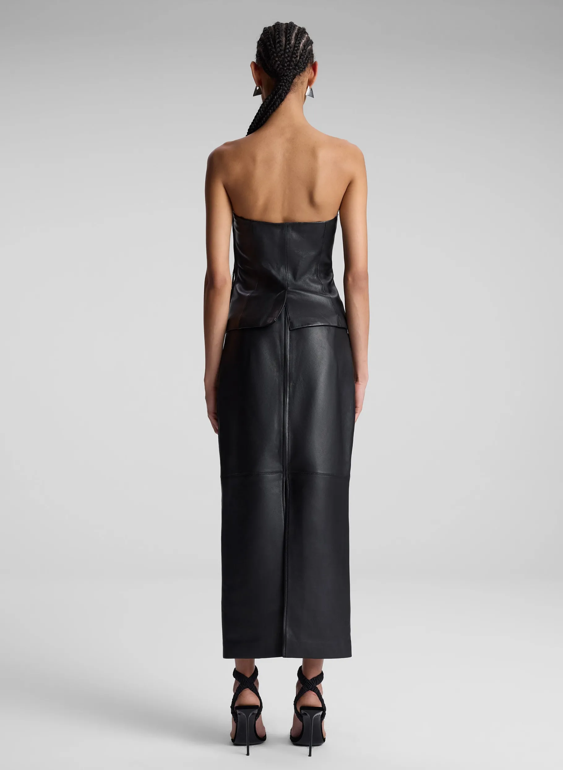 Women A.L.C. Tops^Renee Strapless Leather Top