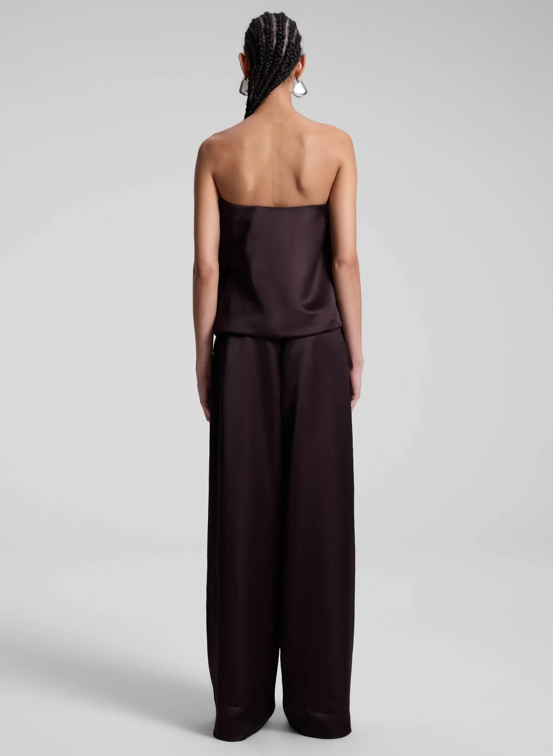 Women A.L.C. Bottoms^Ryder Satin Wide Leg Pant