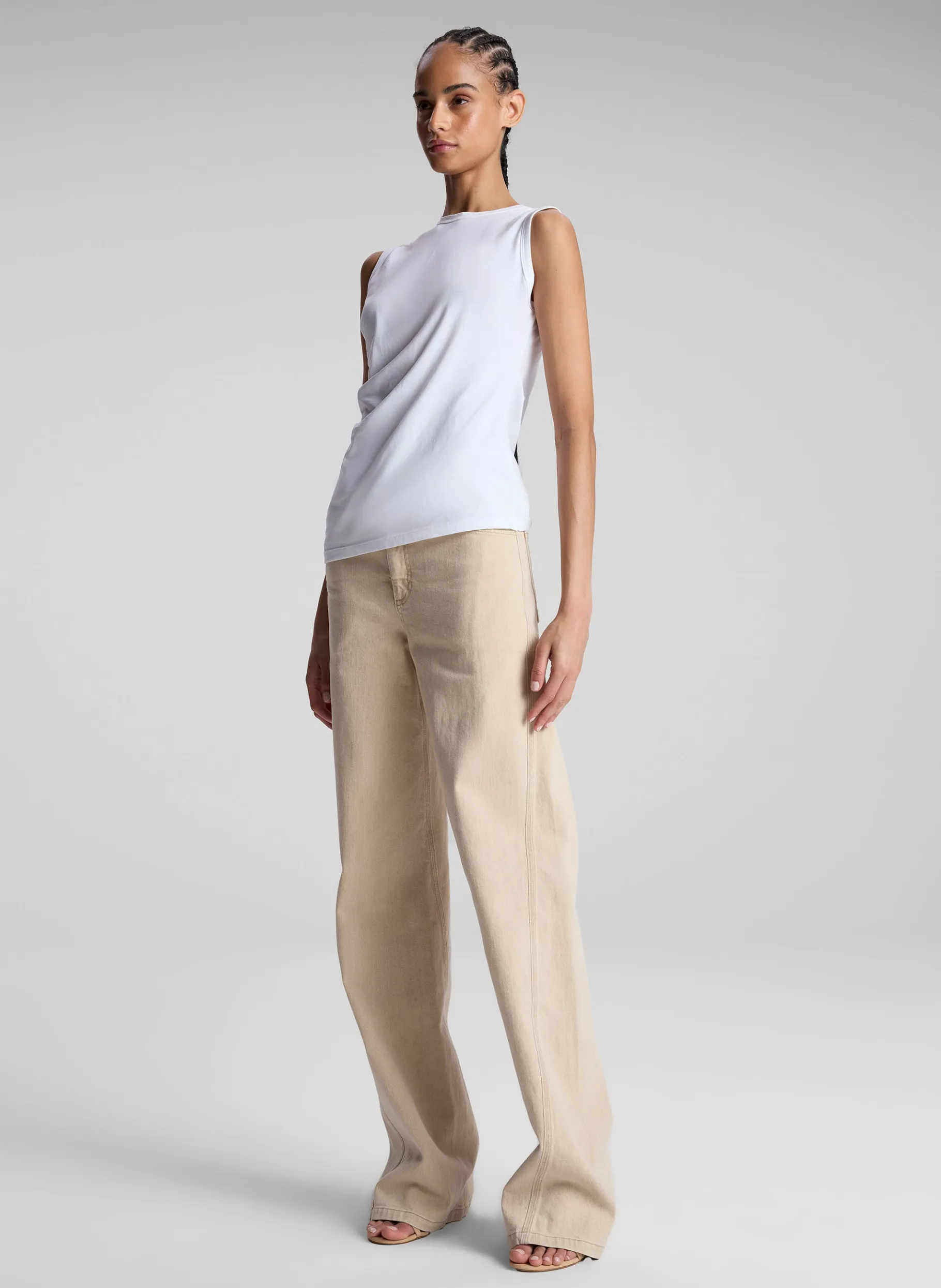 Women A.L.C. Tops | Tees & Tanks^Zoey Cotton Ruched Tank
