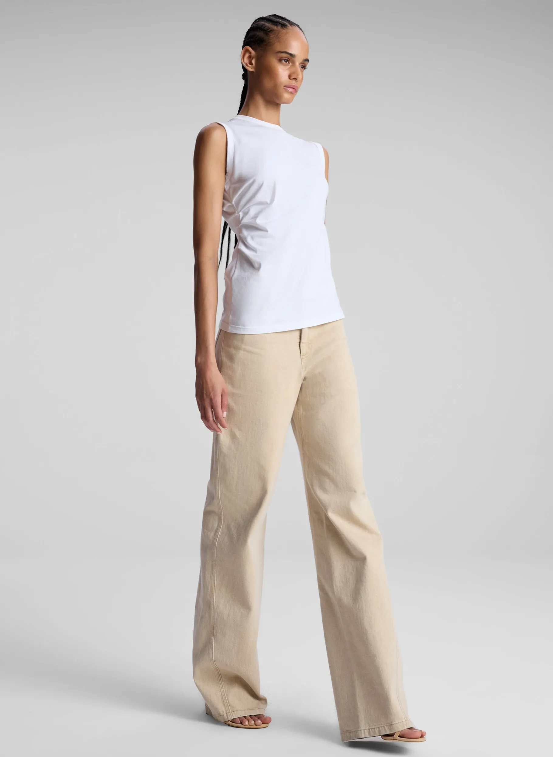 Women A.L.C. Tops | Tees & Tanks^Zoey Cotton Ruched Tank
